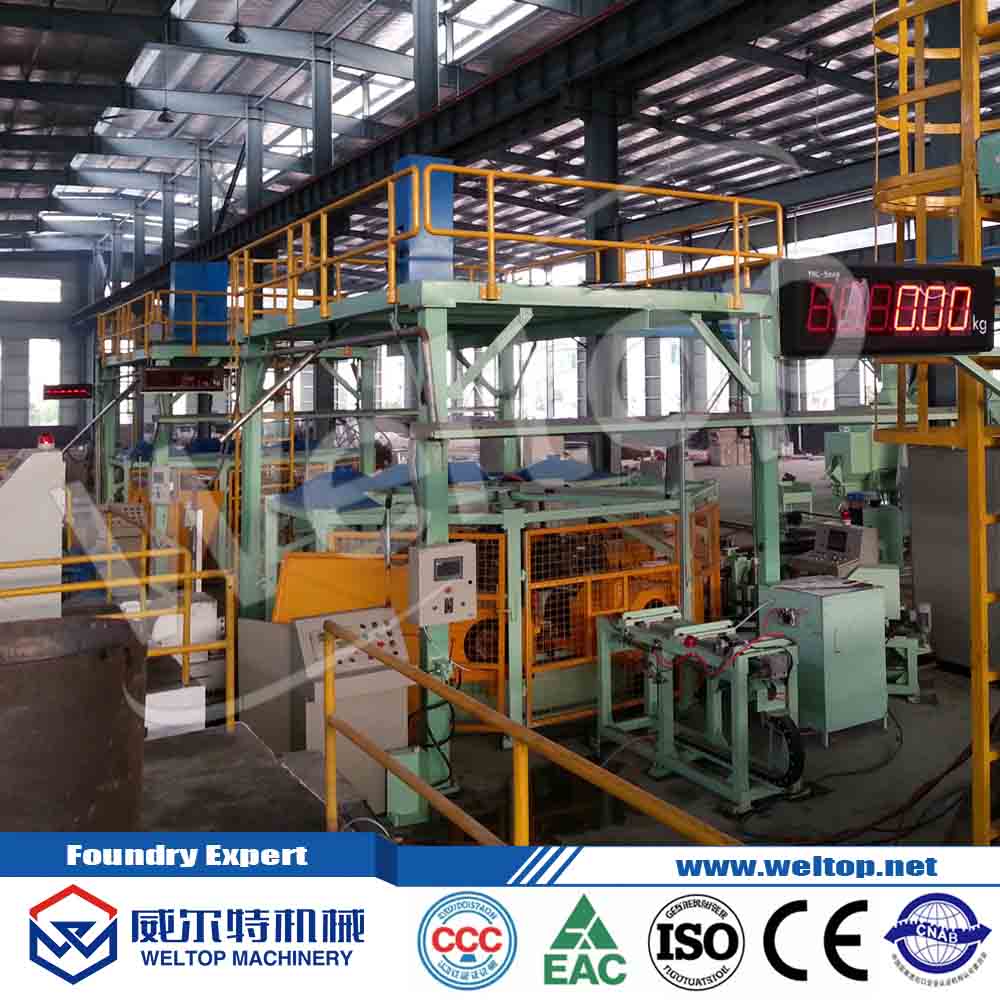Eight-Station Cylinder Sleeve Centrifugal Casting Machine