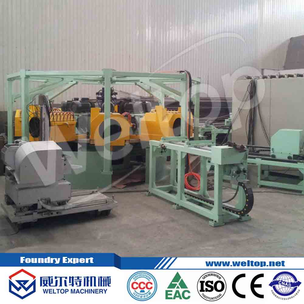 Eight-Station Cylinder Sleeve Centrifugal Casting Machine
