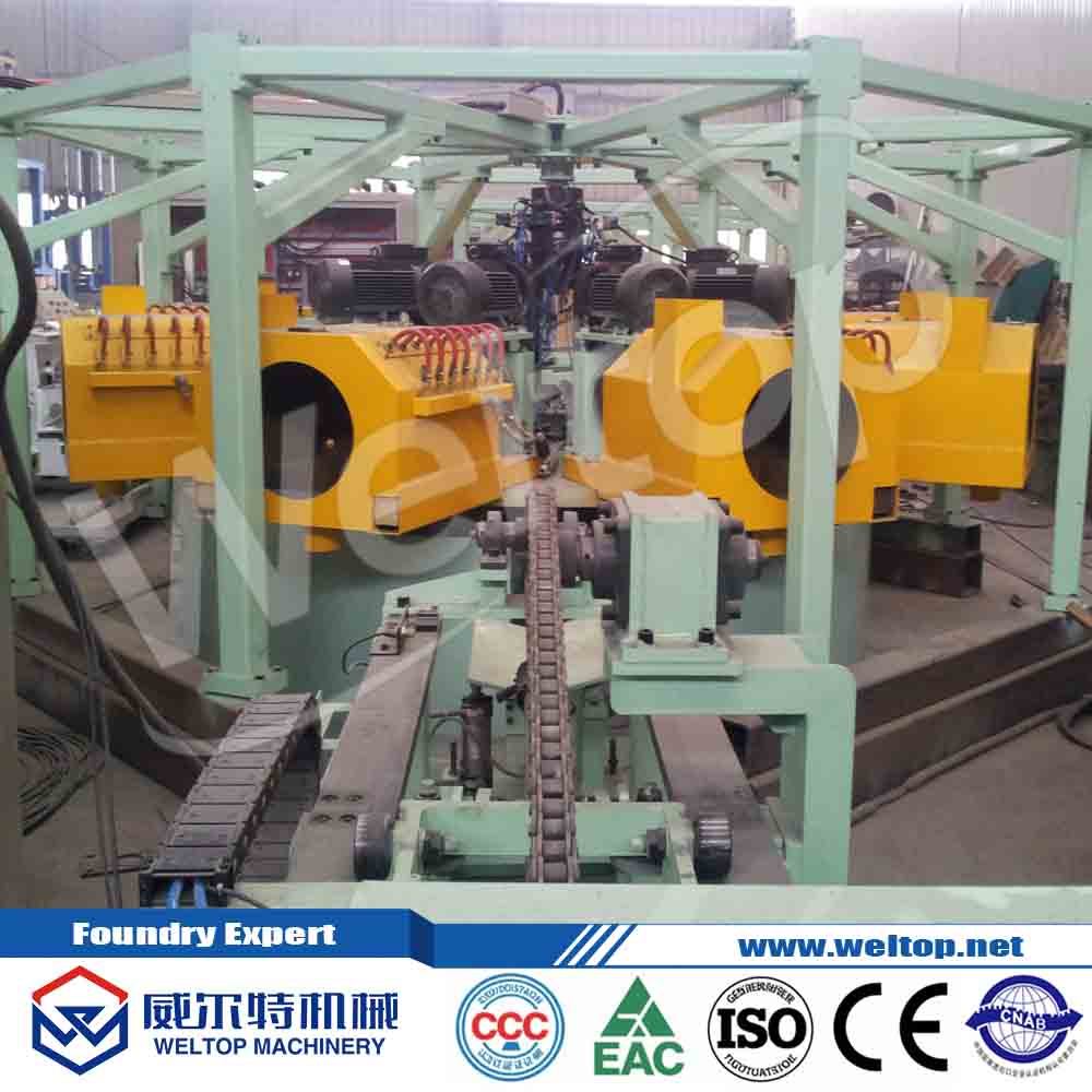 Eight-Station Cylinder Sleeve Centrifugal Casting Machine