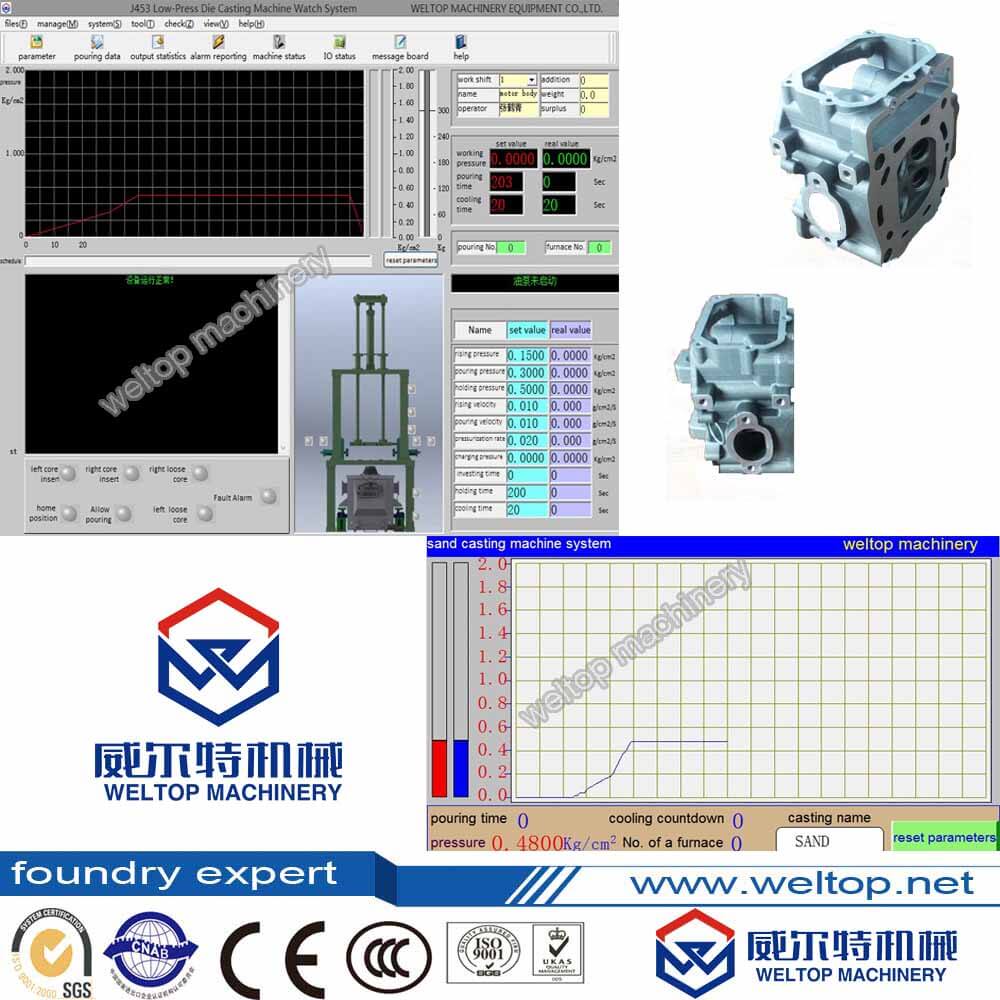 Sand Type Low-Pressure Casting Machine