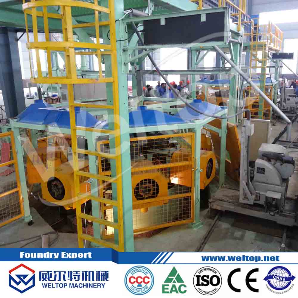 Eight-Station Cylinder Sleeve Centrifugal Casting Machine