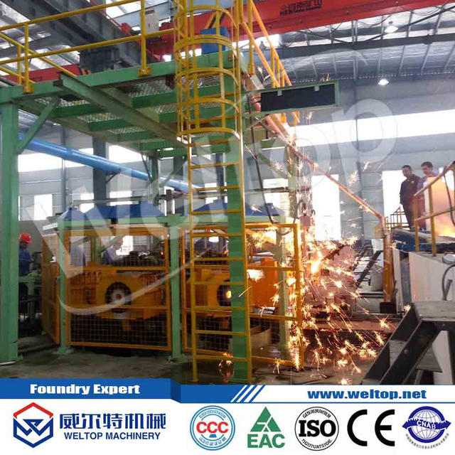 Eight-Station Cylinder Sleeve Centrifugal Casting Machine