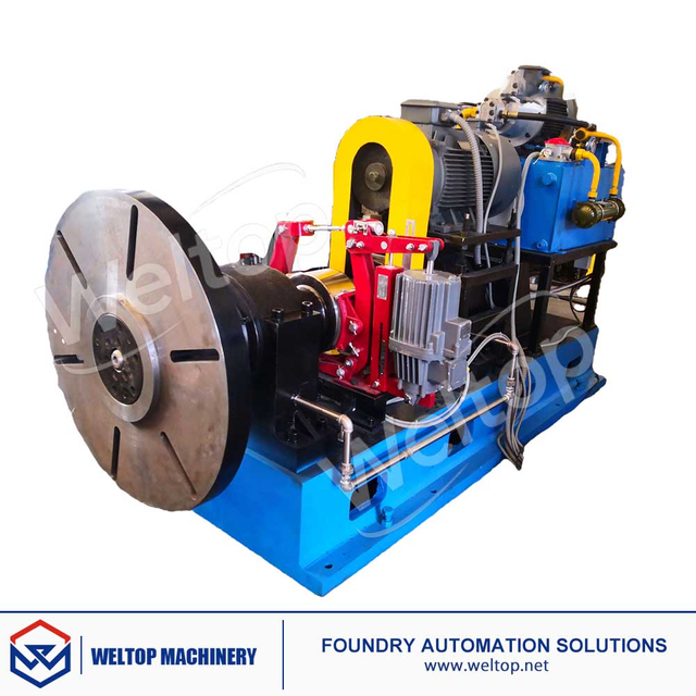 J518 Heavy Duty Horizontal Cantilever Centrifugal Casting Machine