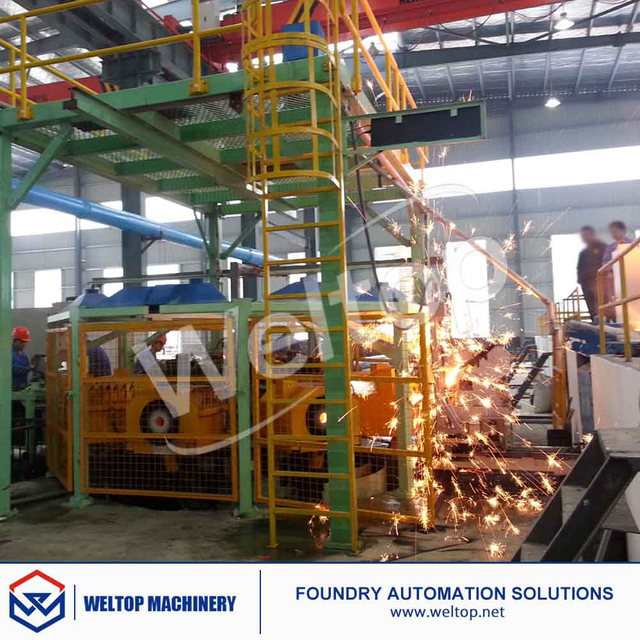 J8 Automated Cylinder Liner Centrifugal Casting Production Line