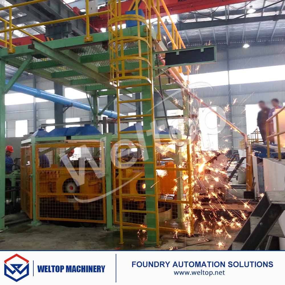 J8 Automatic Cylinder Liner Centrifugal Casting Line