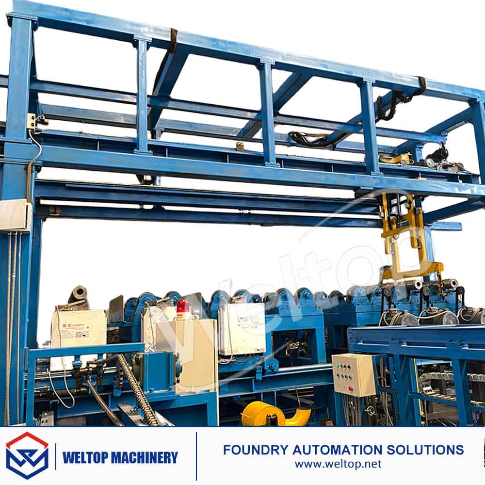 7-Station Automatic Cylinder Liner Centrifugal Casting Line