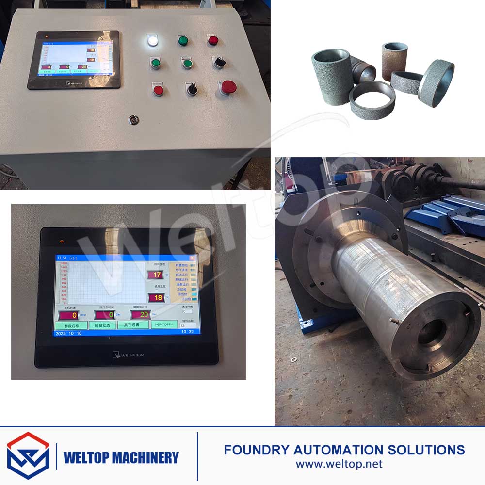 J514 Horizontal Cantilever Centrifugal Casting Machine