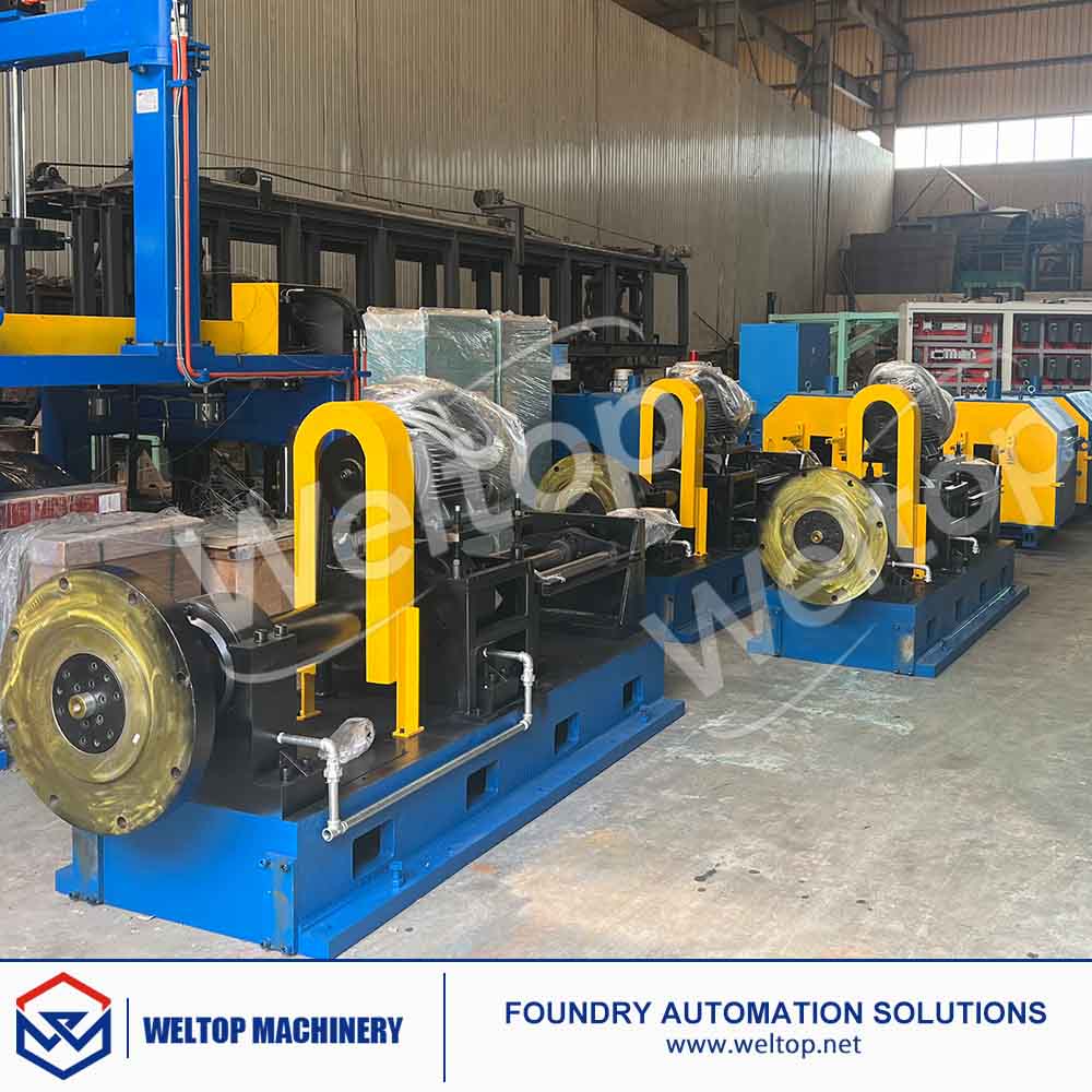J518 Heavy Duty Horizontal Cantilever Centrifugal Casting Machine