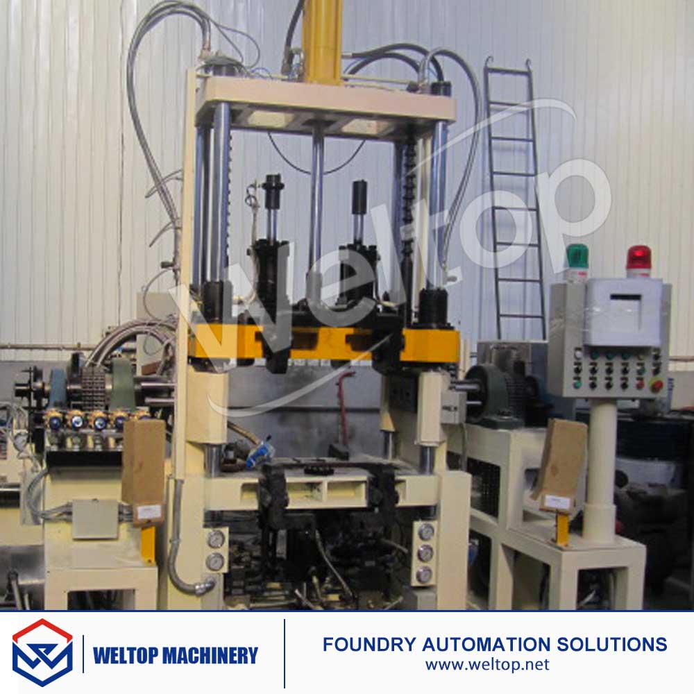 J3412 Servo Tilting Gravity Casting Machine