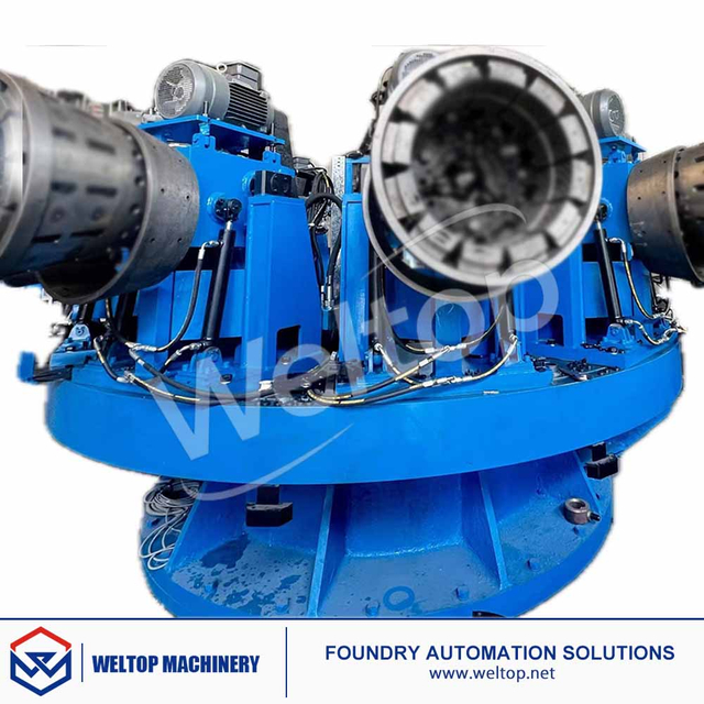 8-Station Automated Brake Drum Centrifugal Casting Line